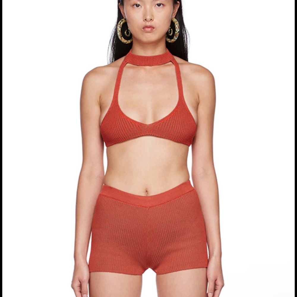Paloma Wool Knit Bralette and Shorts